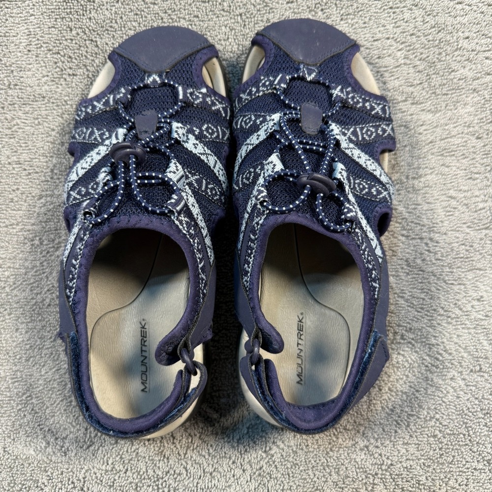 Mountrek Whisper Closed Toe‎ Sports Sandal Waterproof Blue Sz 9 youth